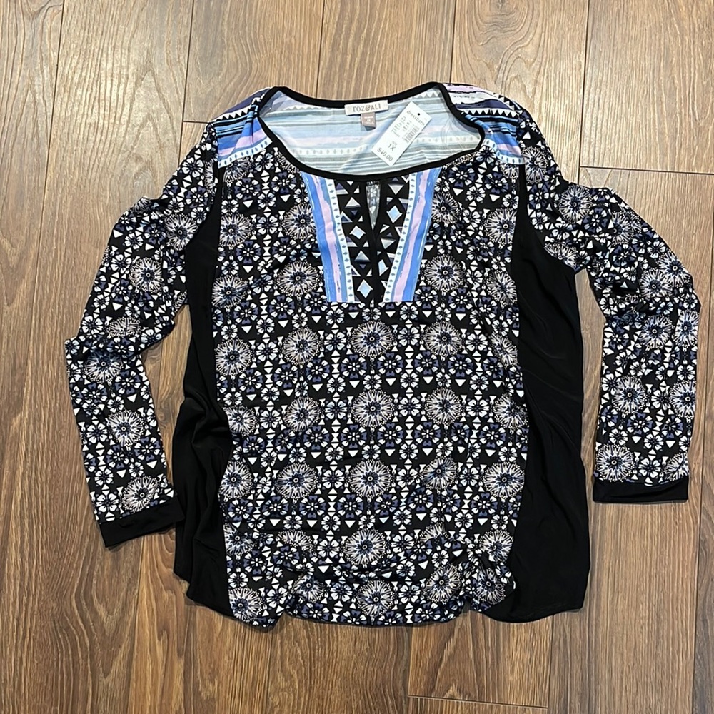 Roz & Ali print top